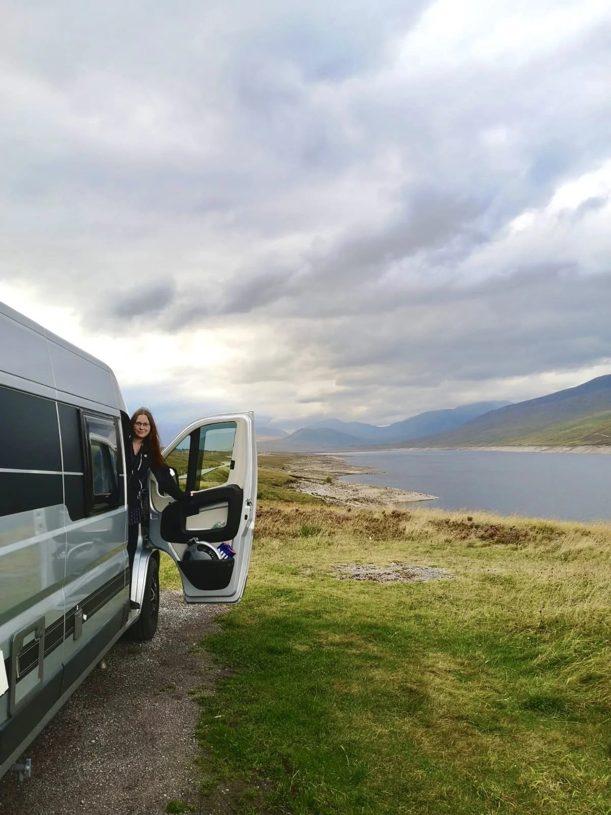 Leanne's campervan, her home on the road between Iceland shoots.
